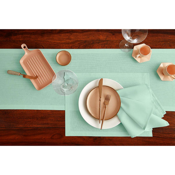 Solino Home Dru Cotton Linen Napkins Ivory
