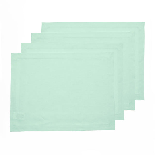 Solino Home Dru Cotton Linen Placemats White