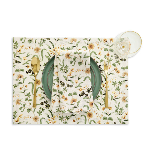 Solino Home Fall Botanical Napkins Multicolor