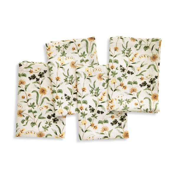 solino home Fall Botanical Napkins Multicolor