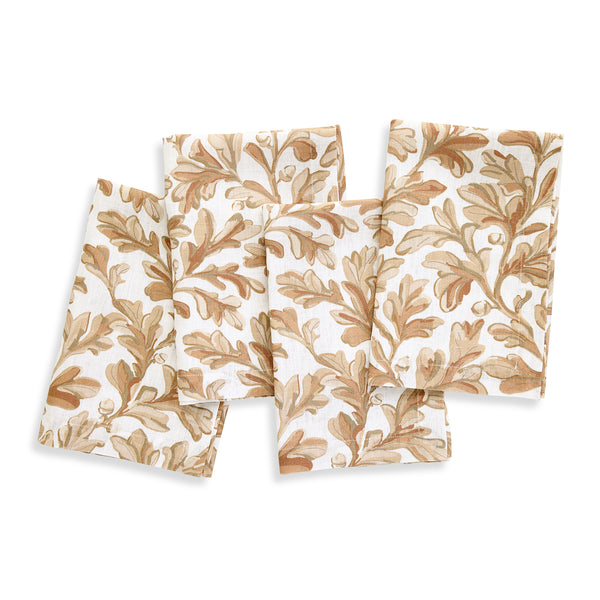 solino home Fallen Leaves Napkins Autumn
