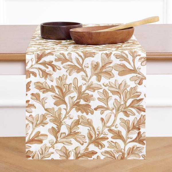 solino home Fallen Leaves Table Runner Autumn