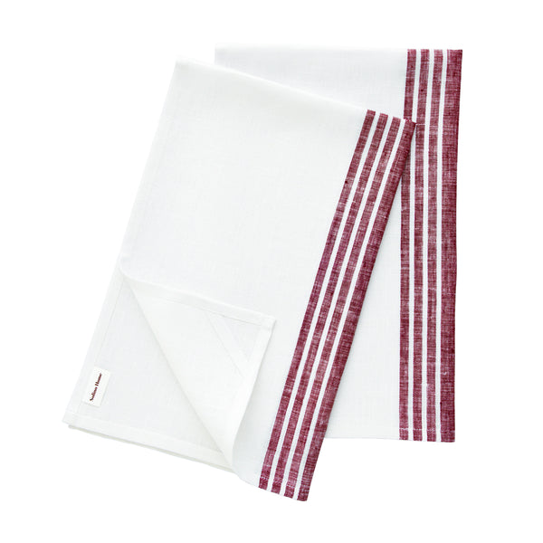 Solino Home Farmhouse Kitchen Towels Natural & White