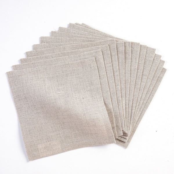 solino home Fete Cocktail Napkins Natural