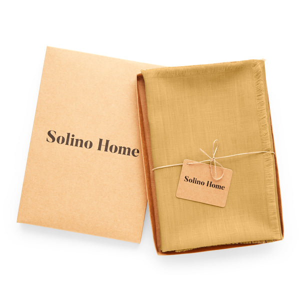 Solino Home Fringe Napkins Light Natural