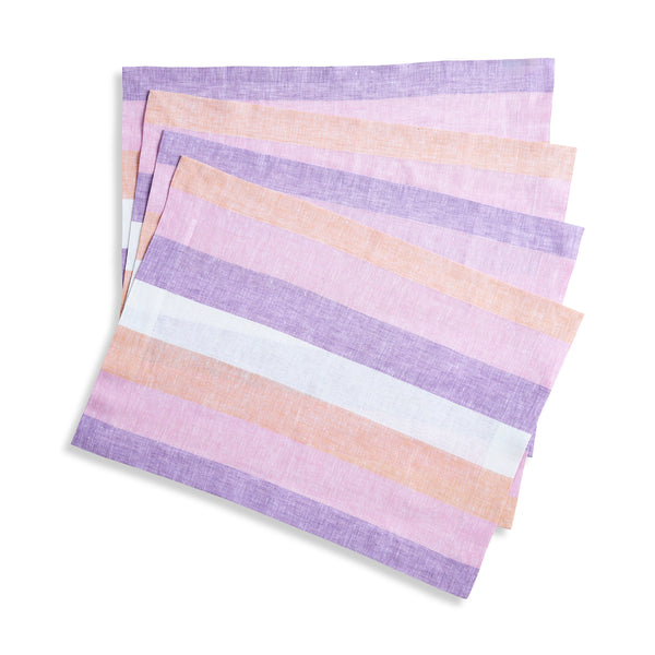 solino home Gelato Stripe Placemats Gelato