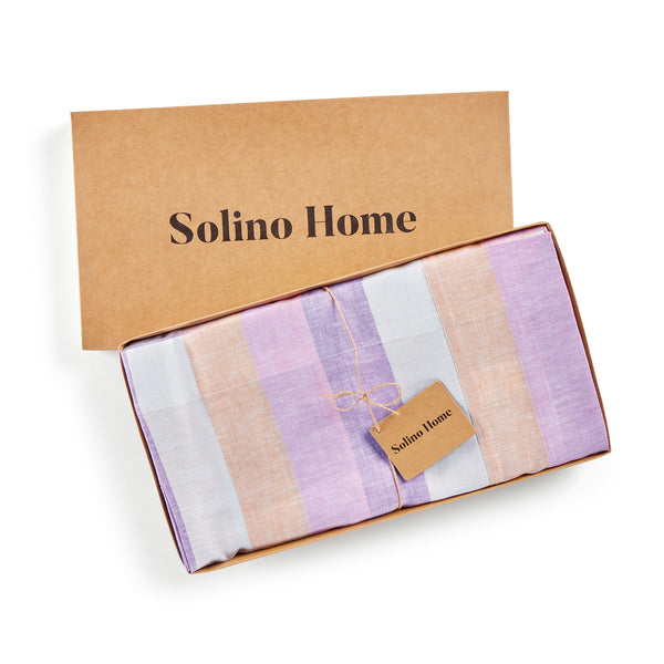 Solino Home Gelato Stripe Table Throw Gelato