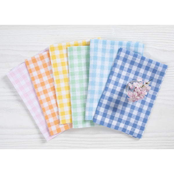 Solino Home Gingham Placemats Blue Bell