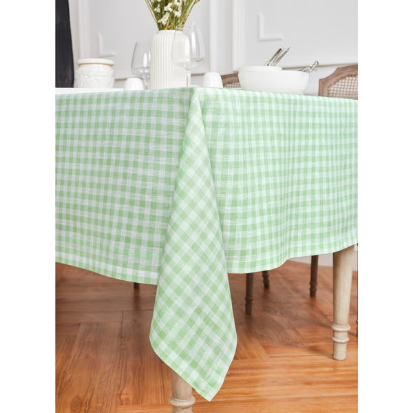 Solino Home Gingham Tablecloth Marshmellow Pink