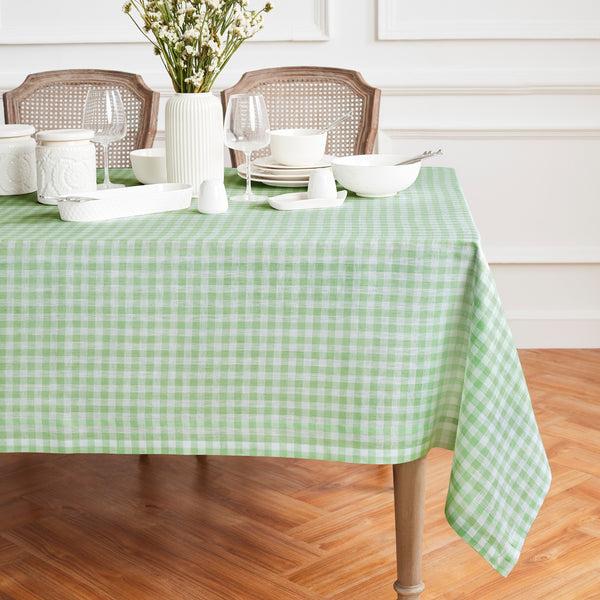 Solino Home Gingham Tablecloth Marshmellow Pink