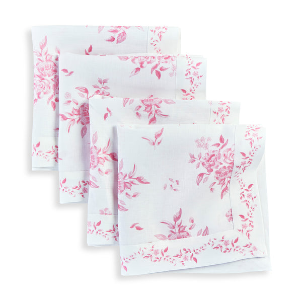 Solino Home Jolie Fleur Napkins Blue Floral