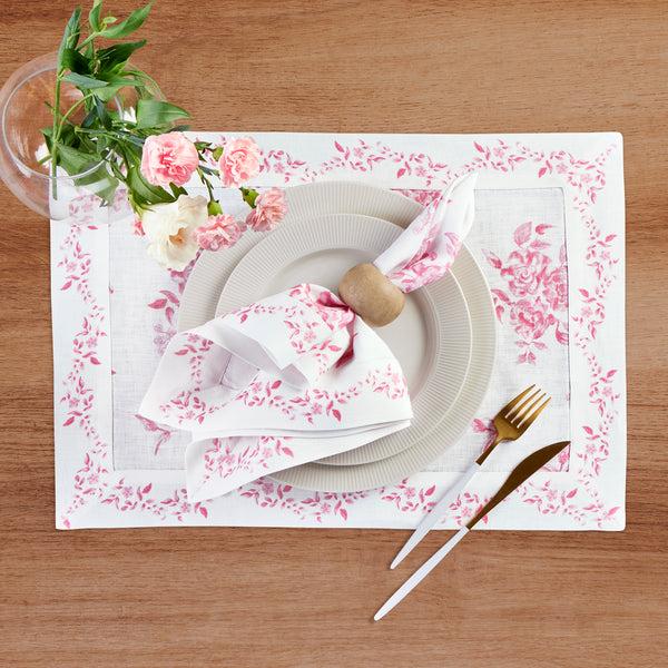 Solino Home Jolie Fleur Napkins Blue Floral