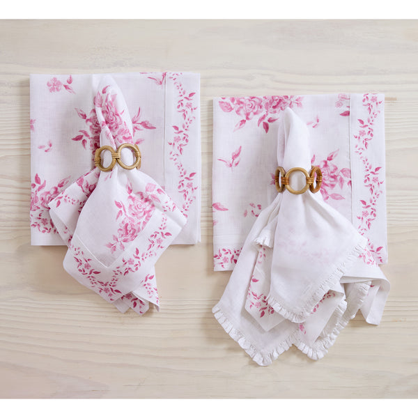 Solino Home Jolie Fleur Napkins Blue Floral