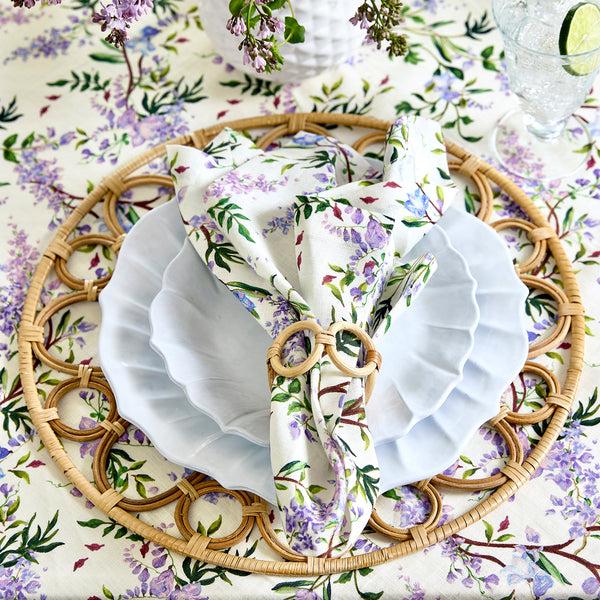 Solino Home Lilacs Napkins White