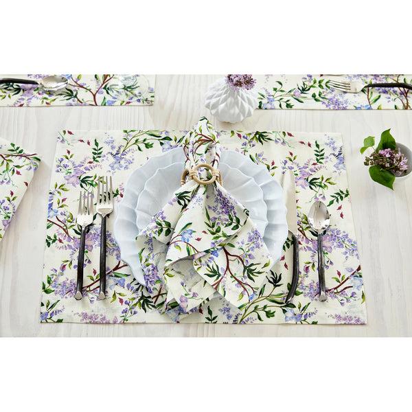 Solino Home Lilacs Napkins White