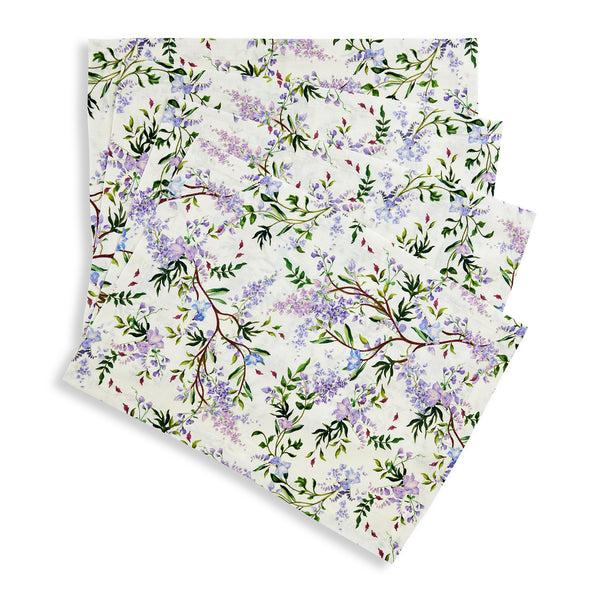solino home Lilacs Placemats Off White