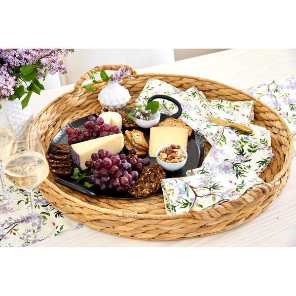 Solino Home Lilacs Table Runner Off White