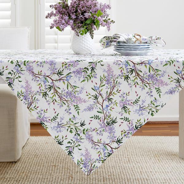 Solino Home Lilacs Table Throw White