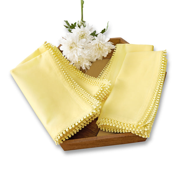 solino home Maddie Napkins Yellow