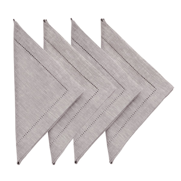 solino home Milan Napkins Oyster Grey