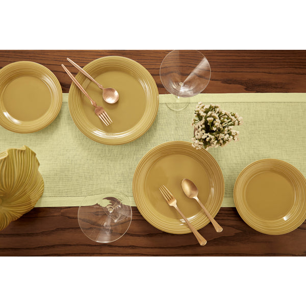 Solino Home Milan Table Runner Butter Yellow