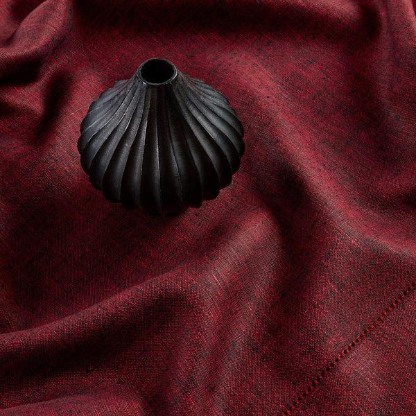 Solino Home Milan Table Throw Red Garnet
