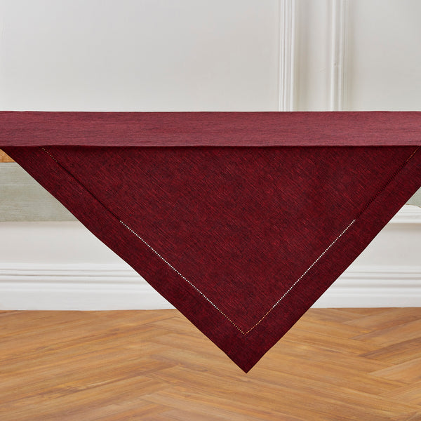 Solino Home Milan Table Throw Red Garnet