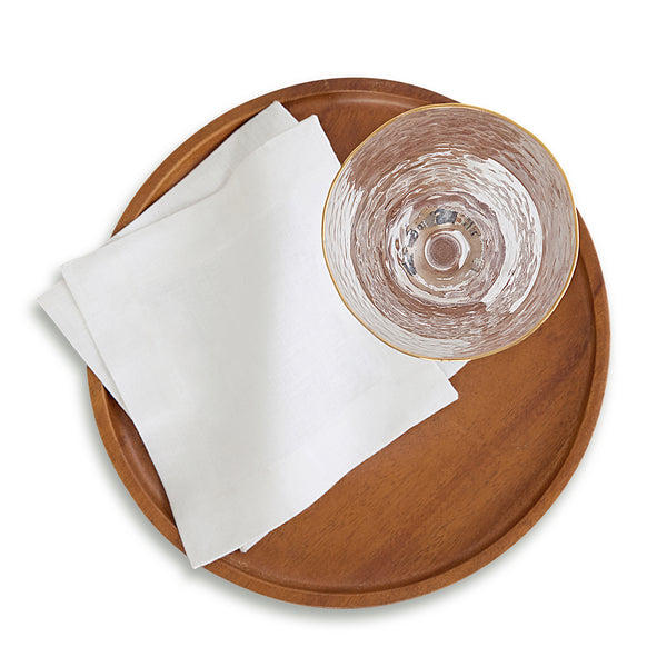 Solino Home Sonoma Cocktail Napkins Pre - Washed White