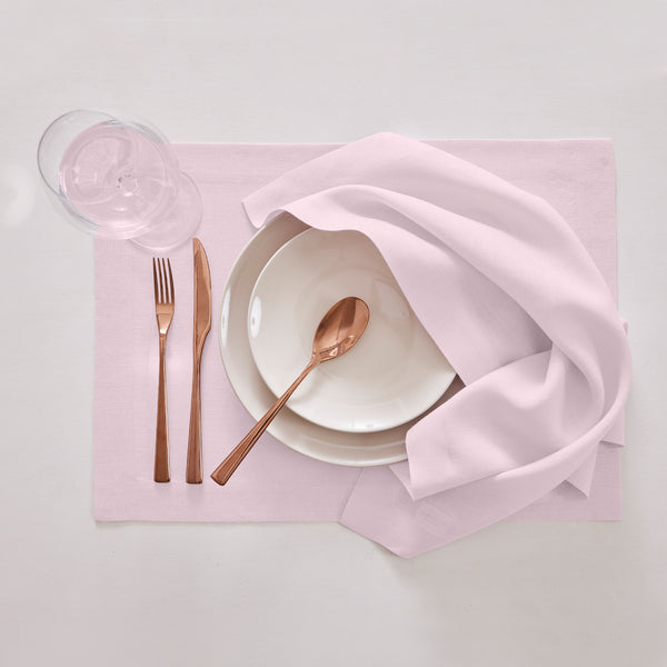 Solino Home Sonoma Placemats Pre - Washed Indigo Navy