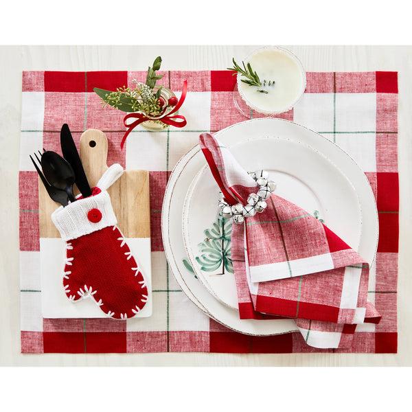 Solino Home Very Merry Plaid Napkins Very Merry Plaid