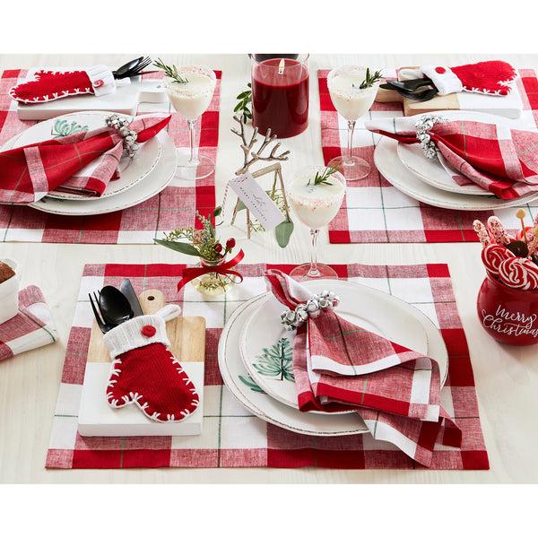Solino Home Very Merry Plaid Napkins Very Merry Plaid