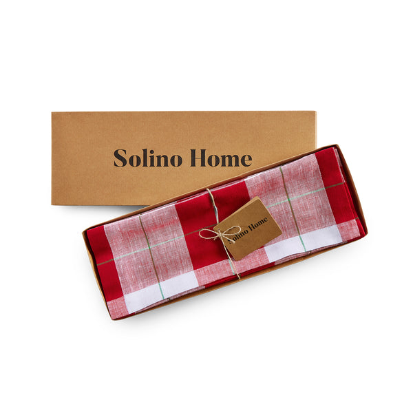 Solino Home Very Merry Plaid Placemats Very Merry Plaid