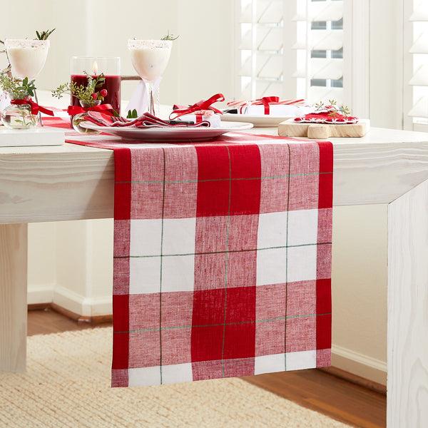 Solino Home Very Merry Plaid Table Runner Very Merry Plaid