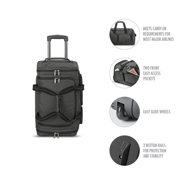 Solo New York Leroy Rolling Duffel