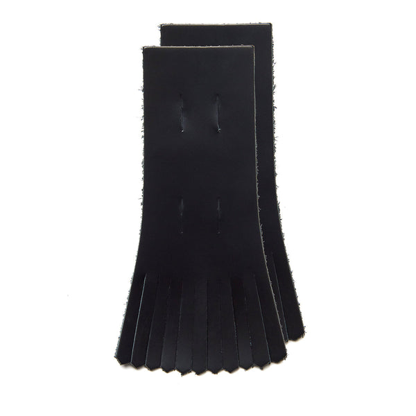 Solovair Black Hi-Shine 8 Eye Derby Boot & Boot Kiltie