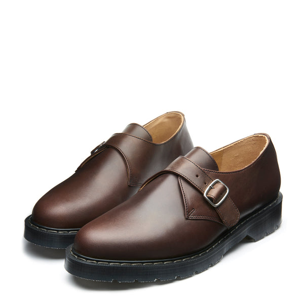 Solovair Gaucho Crazy Horse Single Buckle Monk Shoe