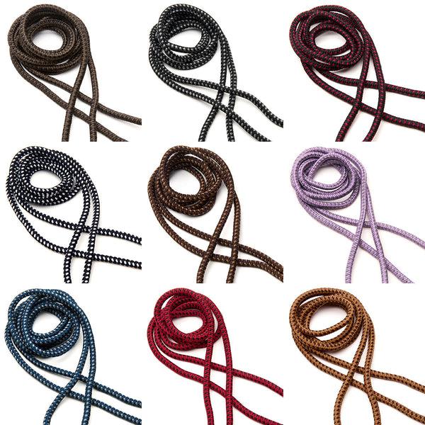 solovair 70cm Round Poly Chequered Lace (3 eye)