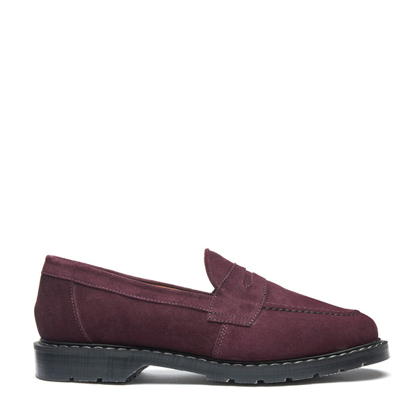 solovair Amarone Suede Penny Loafer