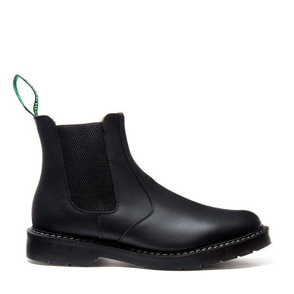 solovair Black Greasy Dealer Boot