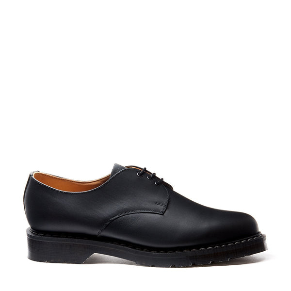 solovair Black Greasy Gibson Shoe