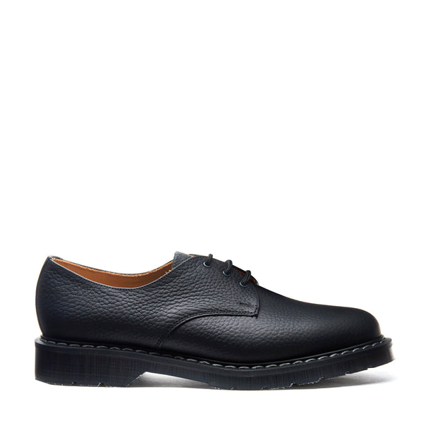 solovair Black Greasy Grain Gibson Shoe