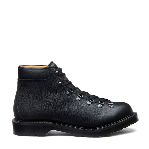 solovair Black Greasy Grain Urban Hiker