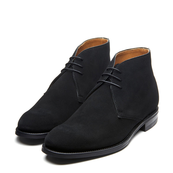 Solovair Black Suede 3 Eye Chukka Boot