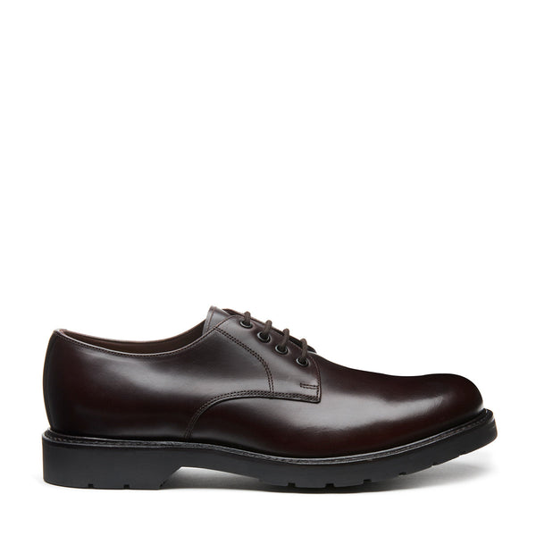 solovair Brown Calf 4 Eye Plain Toe Gibson Shoe