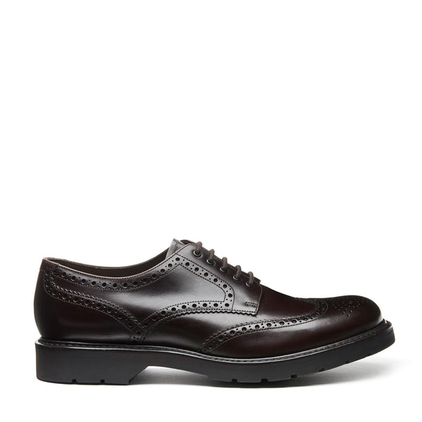 solovair Brown Calf 5 Eye Gibson Brogue Shoe