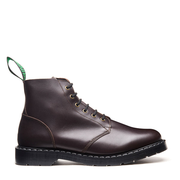solovair Brown Greasy 6 Eye Astronaut Boot