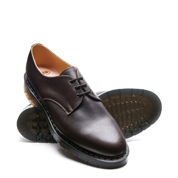 Solovair Brown Greasy Gibson Shoe