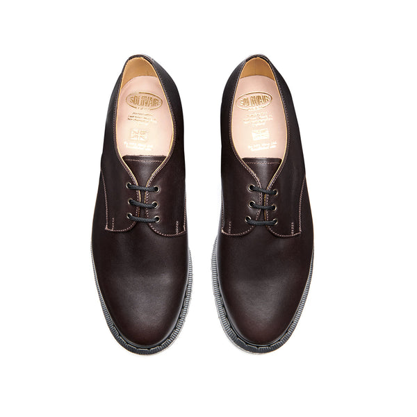 Solovair Brown Greasy Gibson Shoe