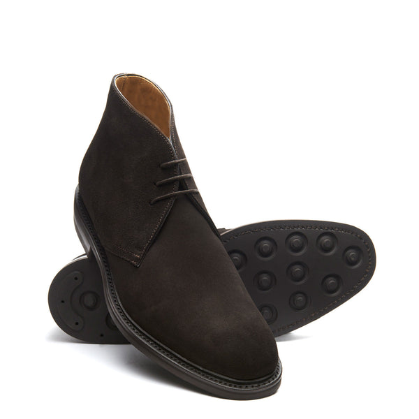 Solovair Brown Suede 3 Eye Chukka Boot