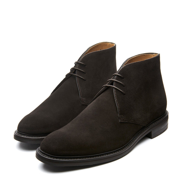 Solovair Brown Suede 3 Eye Chukka Boot